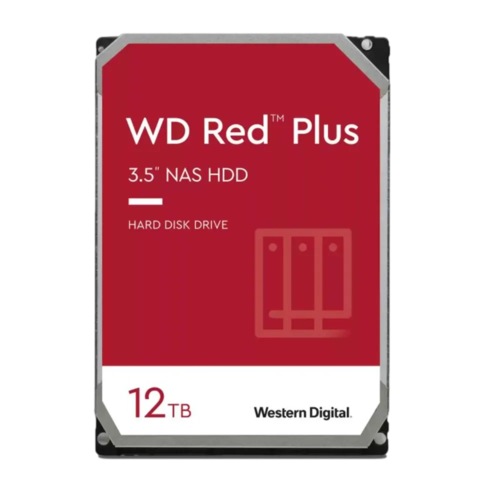 כונן קשיח פנימי WD Red™ Plus NAS Hard Drive 12TB
