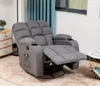 כורסת עיסוי מפנקת מבד אגאדיר קומפרט פרימיום אפור EL-KOL