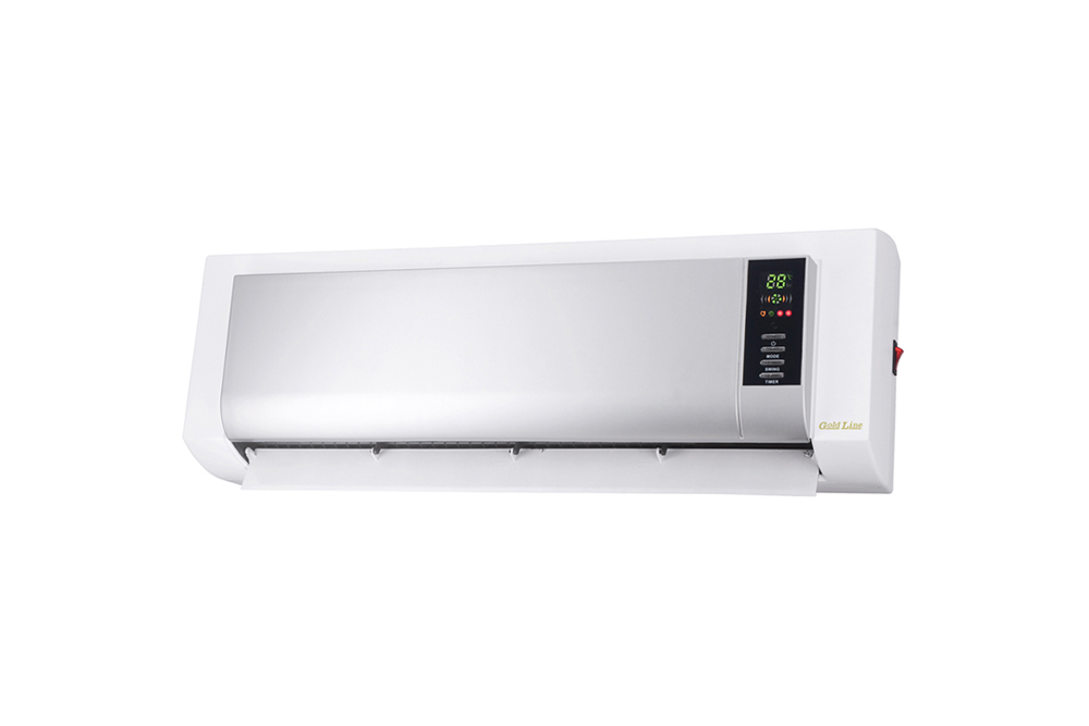 מזגנית חימום קרמית לתלייה+שלט 2500W