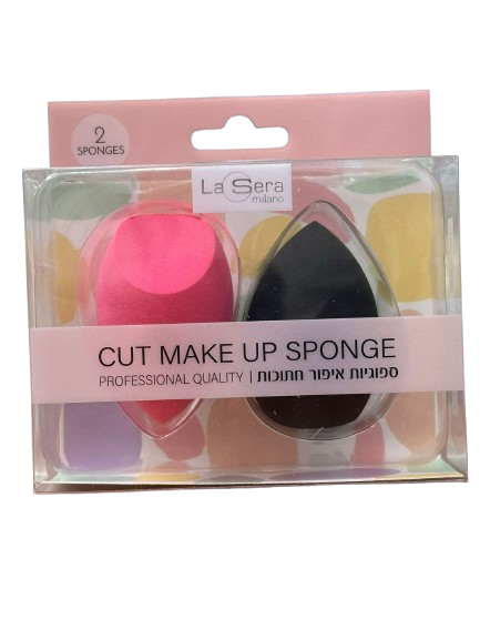 La Sera Milano | Cut Make Up Sponge | ספוגיות איפור חתוכות | 