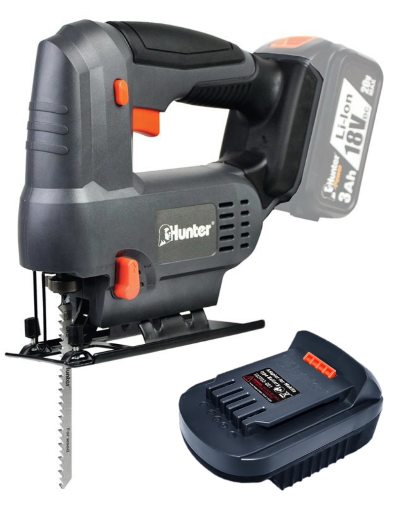 מסור אנכי נטען 18V + מתאם לסוללה BOSCH  