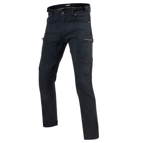 ג'ינס ממוגן לרכיבה רבל הורן שחור - REBELHORN URBAN 3 JEANS