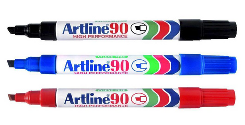  טוש סימון ארטליין 90 Artline ראש שטוח