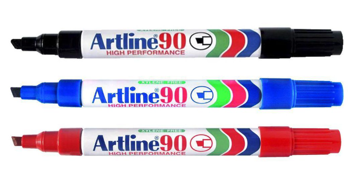 טוש סימון ארטליין 90 Artline ראש שטוח