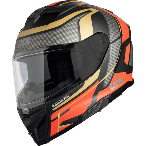 קסדת אי איקס אס מלאה שחור / אדום מט - IXS 912 SV HELMET