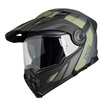 קסדה דו שימושית נפתחת שחור מט / זית  - IXS 430 FG 
