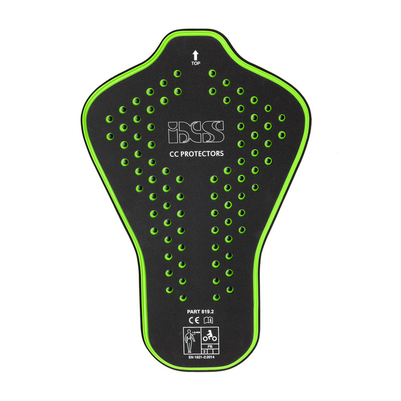 מגן גב אי איקס אס שחור / ירוק - IXS LEVEL 2 CCS BACK PROTECTOR