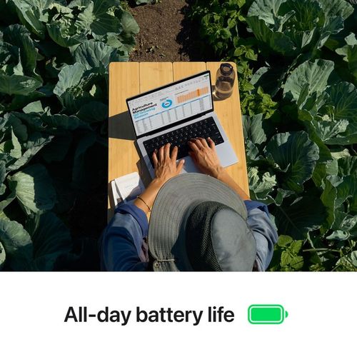 מחשב Apple MacBook Pro  14 M4 Chip 10-Core 16GB RAM 1TB SSD, 10-Core GPU in Space Black MW2V3HB/A (Late 2024)