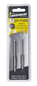מקדח חץ רב תכליתי 4 להבים, 4 מ"מ 2 יח