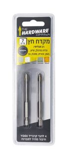 מקדח חץ רב תכליתי 4 להבים, 7 מ"מ 2 יח