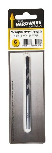 מקדח וידיה מקצועי 6 מ
