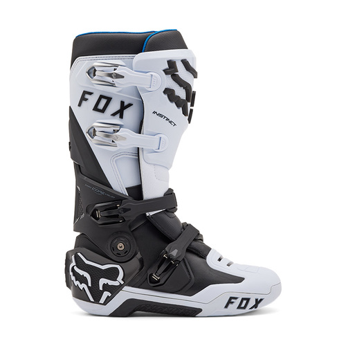 מגף רכיבה פוקס אינסטינקט 2.0 שחור / לבן - FOX INSTINCT 2.0 V25 