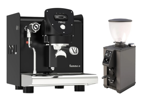 מכונת אספרסו דוד כפול Fiamma Nau Just + מטחנת קפה LEO 55 Essential MACAP