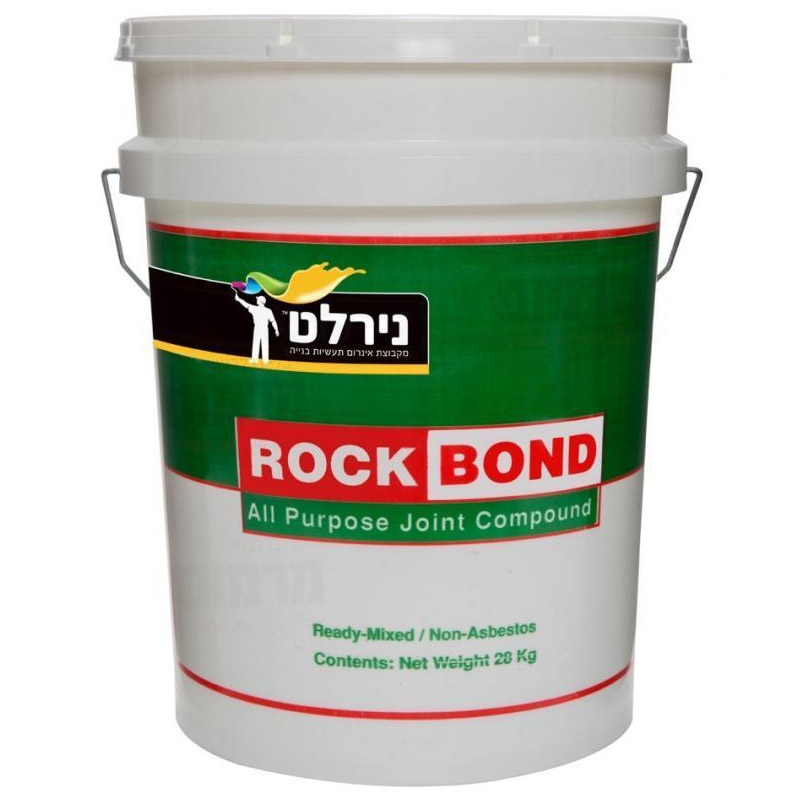שפכטל אמריקאי ירוק רוק בונד ROCK BOND (דלי-28 ק"ג) נירלט