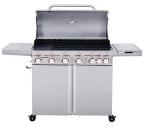 גריל גז 6 מבערים + כירת צד Char Grill KYQ-6S
