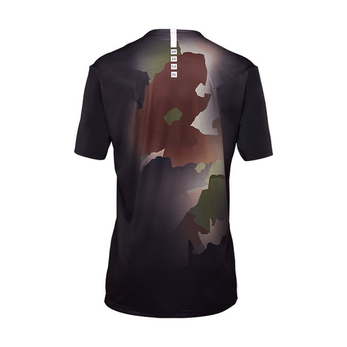 חולצת רכיבה קצרה פוקס שחור - FOX RACING FLEXAIR PRO SS GM JERSEY V25
