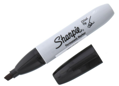  טוש סימון שרפי Sharpie TIP ראש שטוח