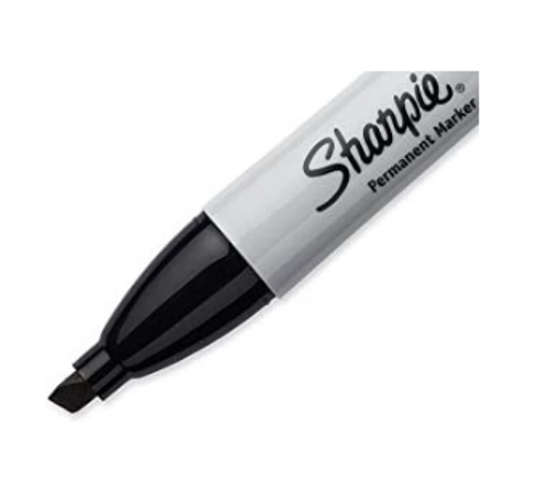  טוש סימון שרפי Sharpie TIP ראש שטוח