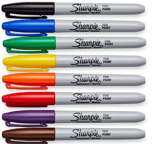  סט 8 טושים צבעוניים Sharpie