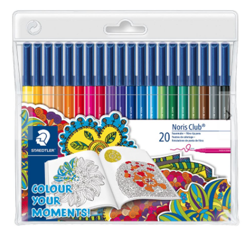  חבילת טושים שטדלר 20 צבעים STAEDTLER Noris CLUB