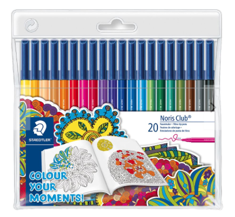  חבילת טושים שטדלר 20 צבעים STAEDTLER Noris CLUB