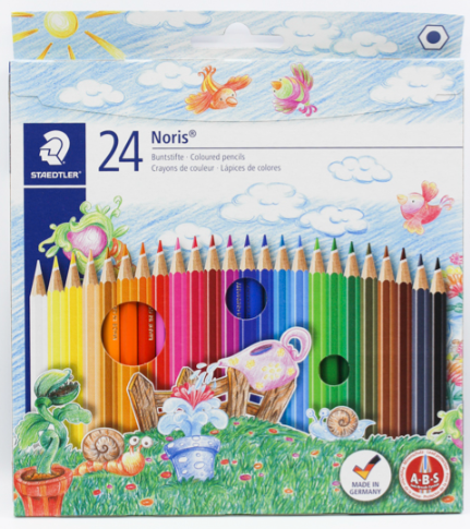 24 עפרונות צבעוניים STAEDTLER