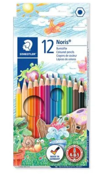 12 עפרונות צבעוניים STAEDTLER