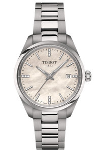 Tissot T1502101111600 PR100 נשים משובץ יהלומים