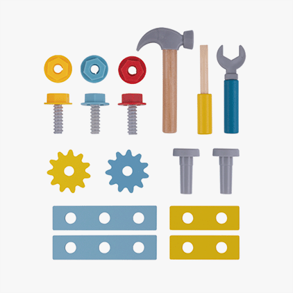 סט כלי עבודה מעץ