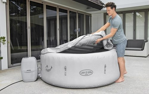 ג'קוזי מתנפח דגם 60013 PARIS AIRJET PRO מותג -Lay-z-spa- Bestway