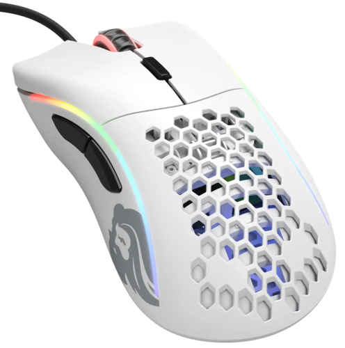 עכבר גיימינג חוטי Glorious Model D wired צבע לבן