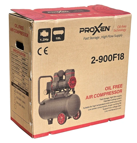 מדחס אוויר ללא שמן 18 ליטר PROXEN  2-900F18