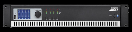 מגבר DSP ארבע ערוצים  WaveDynamics™ 4 x 500W AUDAC SMQ500