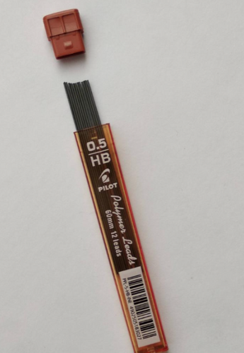  עופרות פיילוט לעפרונות מכניים Pilot עובי 0.5 מ