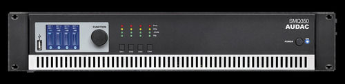 מגבר DSP ארבע ערוצים  WaveDynamics™ 4 x 350W AUDAC SMQ350
