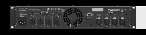 מגבר DSP ארבע ערוצים  WaveDynamics™ 4 x 1250W AUDAC SMQ1250