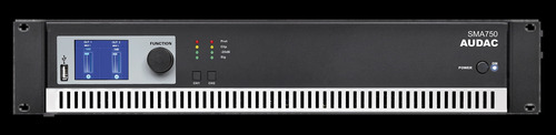 מגבר DSP דו-ערוצי  WaveDynamics™ 2 x 750W AUDAC SMA750
