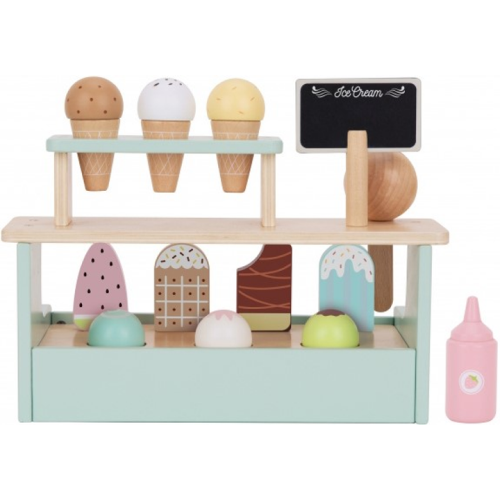 דוכן גלידות וארטיקים מעץ