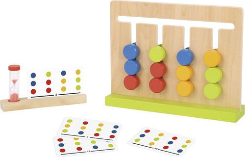 משחק חשיבה מעץ לגיל הרך - סידור חרוזים