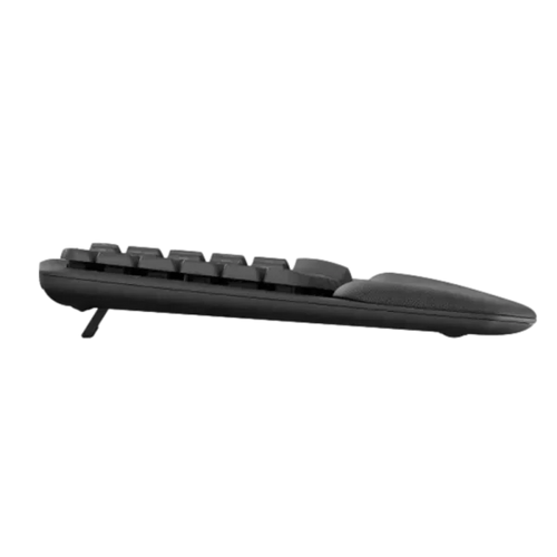 מקלדת ארגונומית אלחוטית Logitech Wave Keys 920-012309 Wireless Ergonomic Keyboard Black