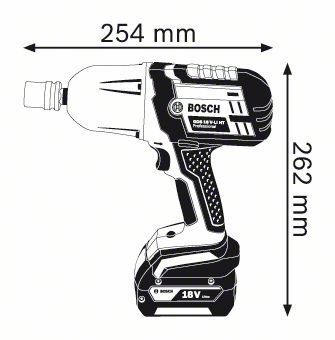 מפתח רטיטה BOSCH GDS 18V-LI HT