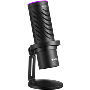 godox em68g rgb usb condenser microphone w/app control