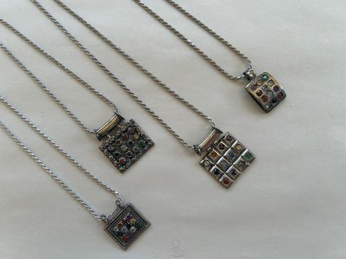 שרשרת כסף אבני החושן