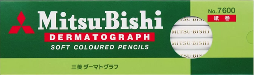 עפרון  Mitsu-Bishi Dermatograph 7600 לבן 