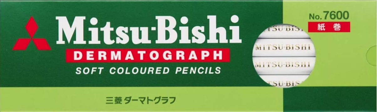עפרון Mitsu-Bishi Dermatograph 7600 לבן