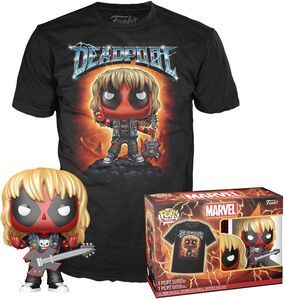 בובת פופ וחולצה - מארוול: דדפול - מטאל כבד - POP & TEE! Marvel: Deadpool - Heavy Metal