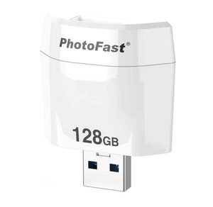 גיבוי קבצים נייד לאייפון בטעינה PhotoCube 128GB
