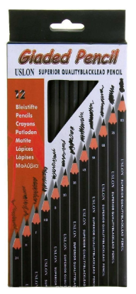  סט 12 עפרונות שרטוט Giaded Pencil
