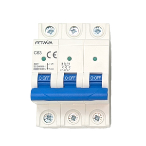 מפסק זרם חצי אוטומט TYPE C- 40A 3P 