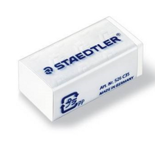  מחק  לבן STAEDLER - צר